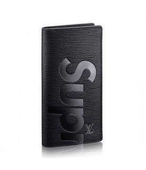Louis Vuitton x Supreme Brazza Wallet M67721 Epi Leather