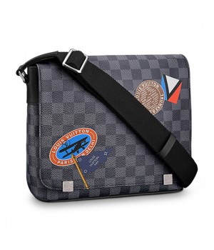 Louis Vuitton District PM N41054 Damier Graphite Canvas