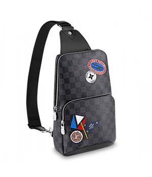 Louis Vuitton Avenue Sling Bag N41056 Damier Graphite Canvas