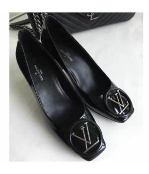 Louis Vuitton Patent Leather Pump Black 2016 (GD4005-6101514 )