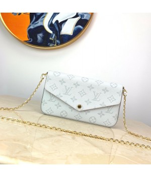 Louis vuitton original Chain bag M61276 white