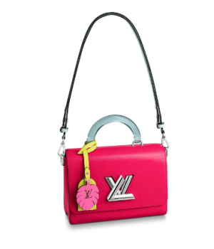 Louis vuitton original TWIST Medium tote bag M56132 Pink
