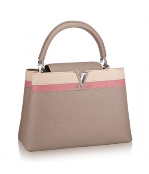 Louis Vuitton M42925 Capucines MM Tote Bag Taurillon Leather