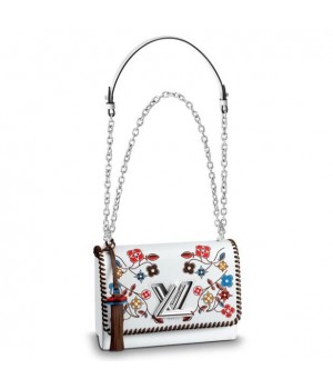 Louis Vuitton Twist MM Bag Monogram Flower Motif M53532