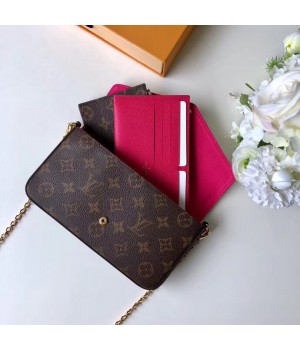 Louis Vuitton Pochette Felicie Monogram Flowers M63999