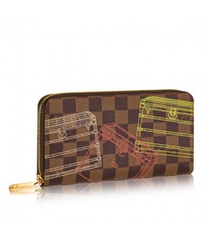 Louis Vuitton Zippy Wallet Trunks Damier Ebene N63026