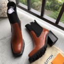 Louis Vuitton Patent Leather Limitless Ankle Boot Brown 2018 (GD2057-8082147 )