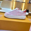 Louis Vuitton Stellar Sneaker in Monogram Flower Print Fabric Pink 2019 (SIYA-9030841 )