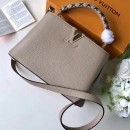 Louis Vuitton Taurillon Leather Capucines BB Bag M52384 Galet Gray 2019 (F-9010912 )