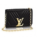Louis Vuitton M54230 Pochette Louise GM Crossbody Bag Taurillon Leather