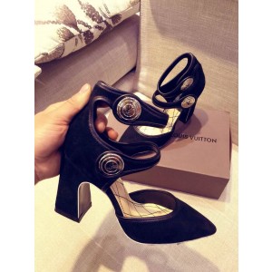 Louis Vuttion Royal Black Suede Pump (GD3012-032720 )