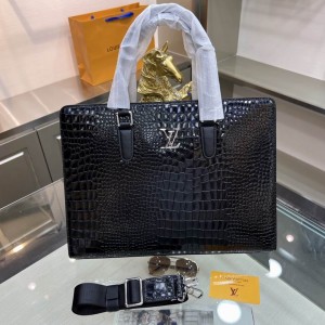 Louis Vuitton Bags Men LV briefcase 8033-1 38X6.5X29cm XM