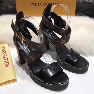 Lousi Vuitton Star Trail Sandal in Monogram Canvas & Patent Leather 2018 (GD1054-8011802 )