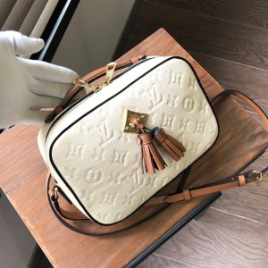 Louis Vuitton Saintonge Tassel Handbag M44597 Creme Beige 2019 (LVSJ-9031442 )