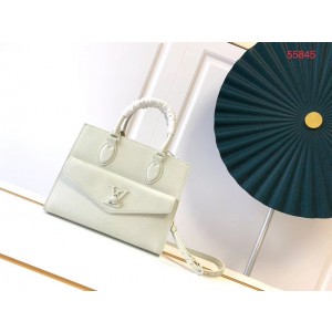 Louis Vuitton Original LOCKME TOTE M55845 white