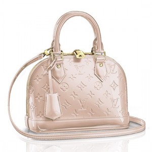 Louis Vuitton M90064 Alma BB Tote Bag Monogram Vernis