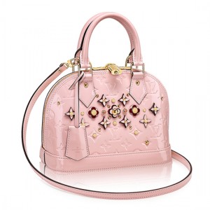 Louis Vuitton M90989 Alma BB Tote Bag Monogram Vernis