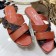 Louis Vuitton Horizon Calfskin Monogram LV Circle Flat Mule Sandals Tan 2019 (1050-9061831 )